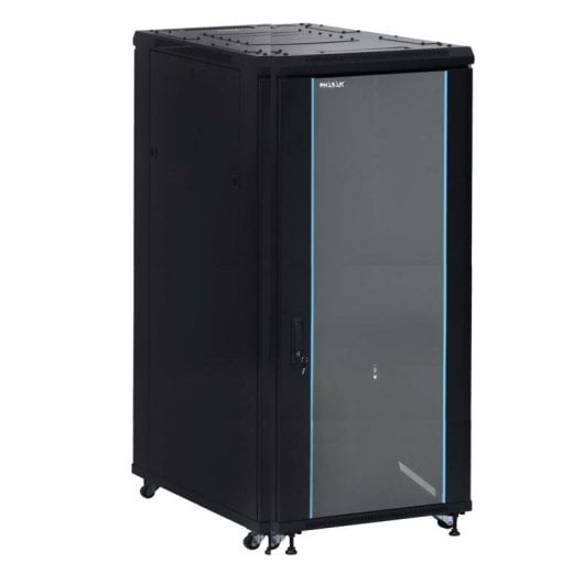 Armário Rack Phasak Pro 37U PHO 8837 19" 800x800 Com Ventilação Vidro Regleta