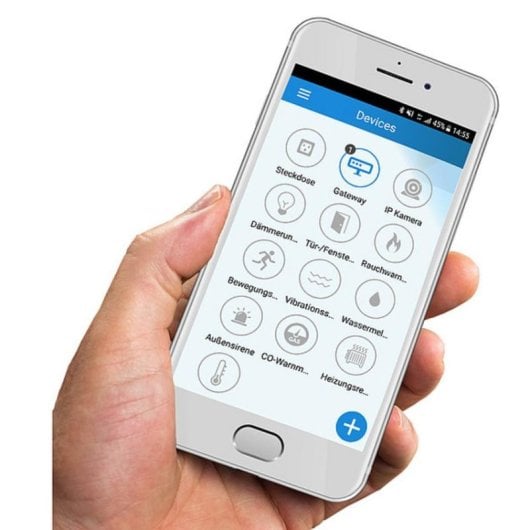 Alarm Olympia ProHome 8700 Wi-Fi GSM Bluetooth Kabellos Innen App LCD Notruf