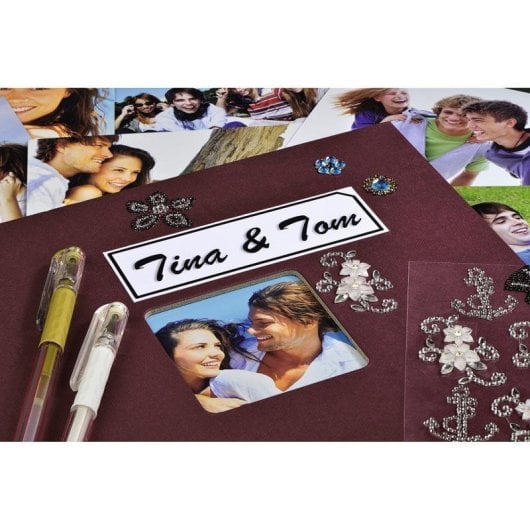 Álbum de Fotos Hama Fine Art Bordeaux 50 Folhas 10 x 15 cm Cartão