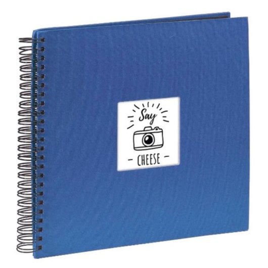 Álbum de Fotos Hama Fine Art Azul 50 Folhas Espiral Capa Personalizável