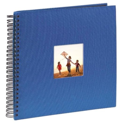 Álbum de Fotos Hama Fine Art Azul 50 Folhas Espiral Capa Personalizável