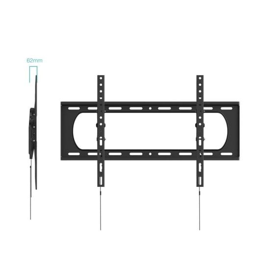 Support TV mural TooQ LP37140T-B acier 37"-140" inclinaison 125 kg