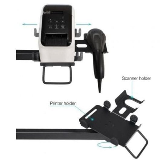 Support de moniteur TooQ TQPM0003 double écran 17-32" avec gestion câbles