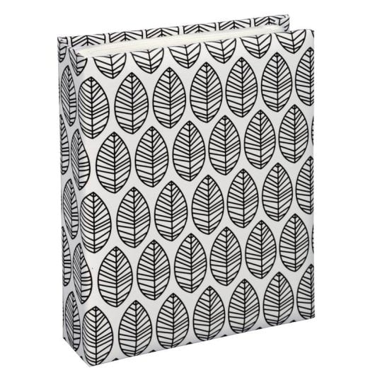 Fotoalbum HAMA La Fleur Schwarz Weiß 40 Seiten 10x15 cm