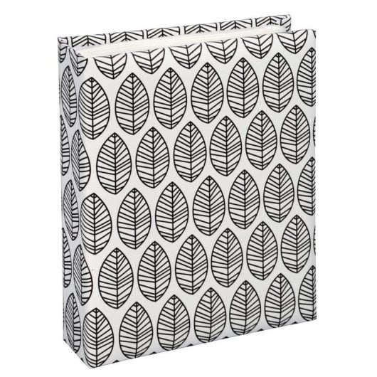 Fotoalbum HAMA La Fleur Schwarz Weiß 40 Seiten 10x15 cm