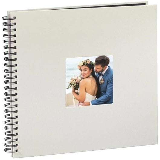 Album fotografico Hama Fine Art copertina personalizzabile bianco 50 pagine spiralato