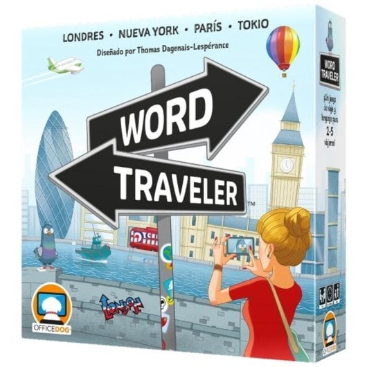 Brettspiel Asmodee Word Traveler Familien-Partyspiel 2-5 Spieler 30-45 Min