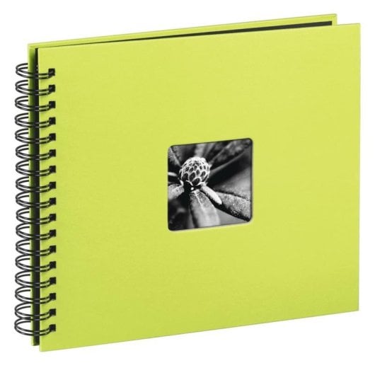 Álbum de fotos Hama Fine Art Verde 50 páginas espiral cristal templado