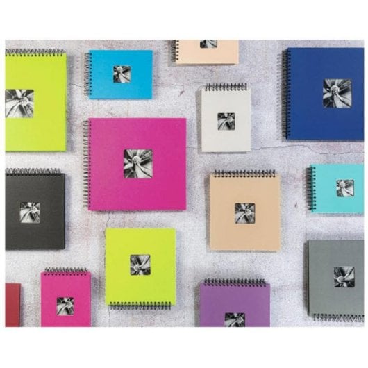 Álbum de Fotos HAMA Fine Art Rosa Espiral 50 Páginas 10x15 Personalizável