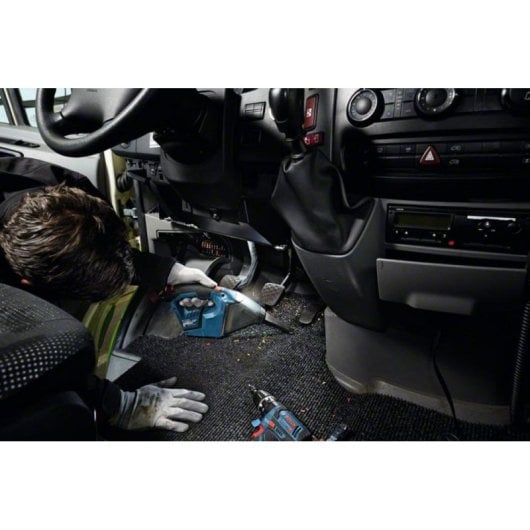 Staubsauger Handstaubsauger BOSCH GAS 12V Professional 0,032 kW Kabellos Schwarz/Blau/Rot