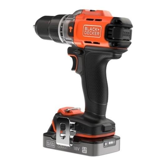 Berbequim BLACK & DECKER BCD383D1XK-QW 18 V 2 Ah com Percussão e Mala de Transporte