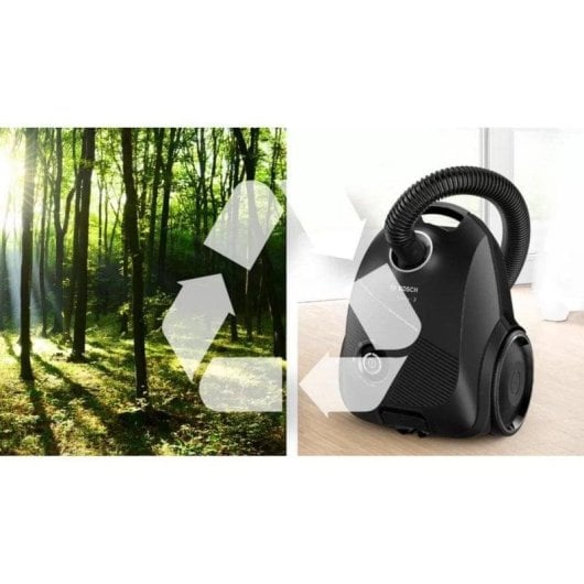Staubsauger mit Beutel Bosch Serie 2 BGLS2BA1 600W HEPA-Filter 3,5L Schwarz