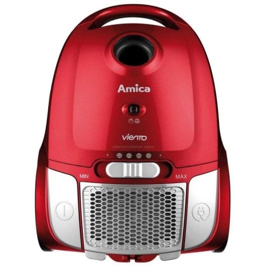 Aspirateur avec Sac Amica Viento VI2031 900W HEPA 13 2,5L Rouge Acier