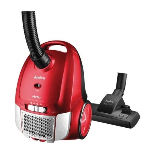Aspirateur avec Sac Amica Viento VI2031 900W HEPA 13 2,5L Rouge Acier