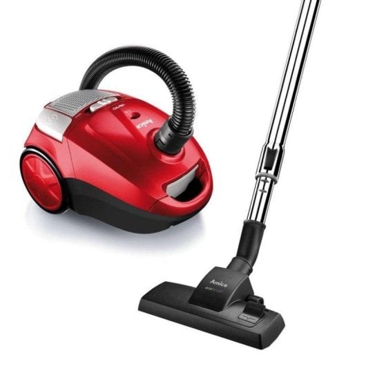 Aspirateur avec Sac Amica Viento VI2031 900W HEPA 13 2,5L Rouge Acier
