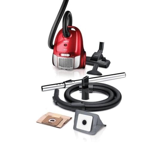Aspirateur avec Sac Amica Viento VI2031 900W HEPA 13 2,5L Rouge Acier