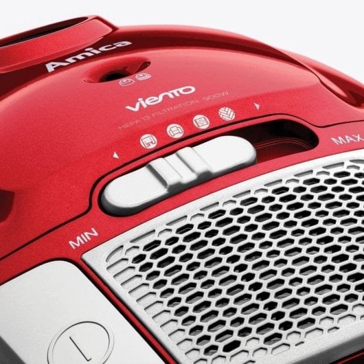 Aspirateur avec Sac Amica Viento VI2031 900W HEPA 13 2,5L Rouge Acier