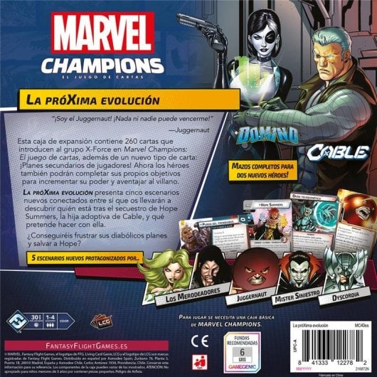 Espansione gioco di carte Asmodee Marvel Champions MC40ES X-Force 260 carte