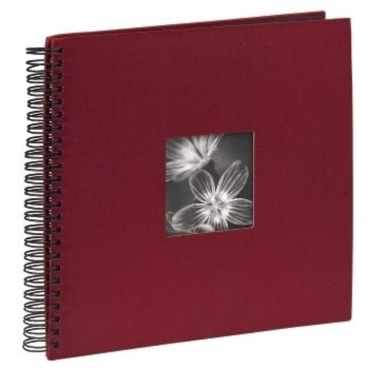 Álbum de Fotos HAMA Spiral Fine Art burgundy 34x32 Portada Personalizável 50 folhas