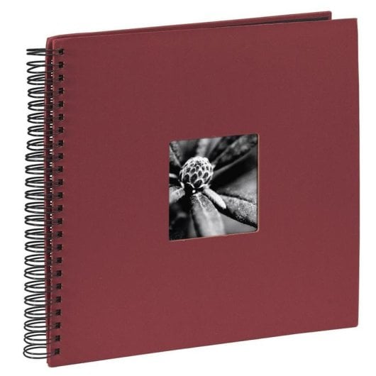 Álbum de Fotos HAMA Spiral Fine Art burgundy 34x32 Portada Personalizável 50 folhas