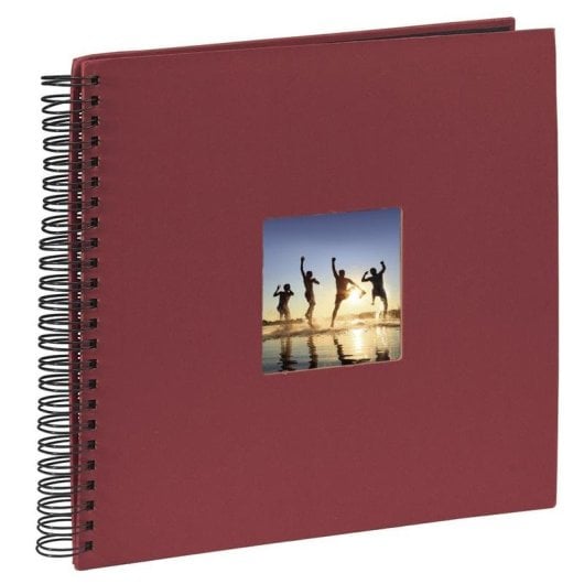 Álbum de Fotos HAMA Spiral Fine Art burgundy 34x32 Portada Personalizável 50 folhas