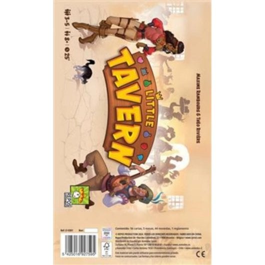 Brettspiel Asmodee Little Tavern Simulationsspiel 3-5 Spieler ab 8 Jahren