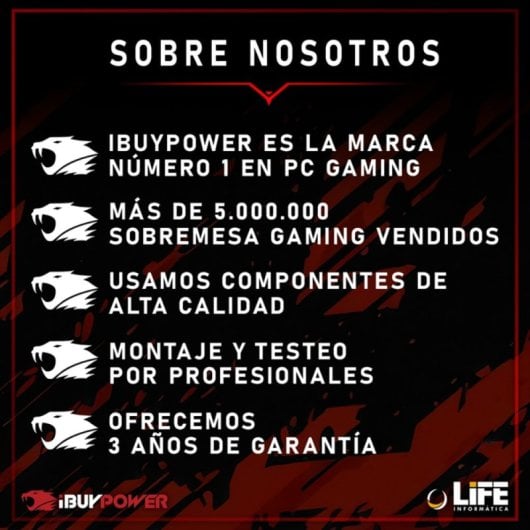 Pc Ibuypower Fighter Warhead Lite Amd Ryzen 5 5500 16gb 1tb Ssd Rx 9070 Xt Windows 11 Pro Wi-fi 5