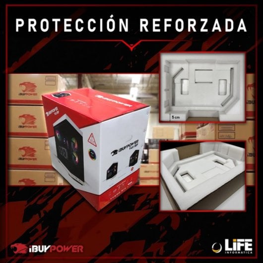 Pc Ibuypower Fighter Warhead Lite Amd Ryzen 5 5500 16gb 1tb Ssd Rx 9070 Xt Windows 11 Pro Wi-fi 5