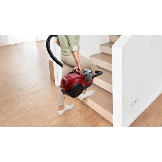 Beutelloser Staubsauger Bosch BGS21CAR 750W 2L Hygiene Filter Rot