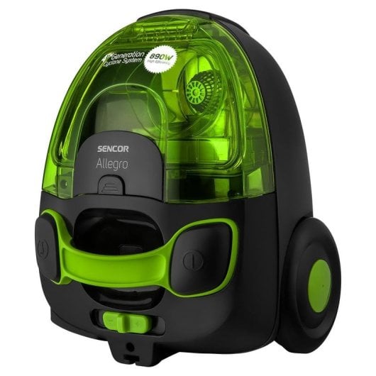 Aspirateur Sans Sac Sencor SVC 510GR-EUE2 0,89kW Avec Fil Noir Vert