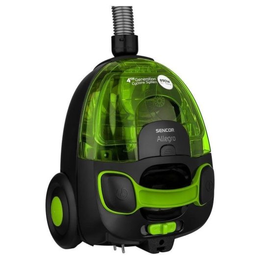 Aspirateur sans Sac Sencor SVC 510GR-EUE2 890W Filtre HEPA Capacité 1,5L