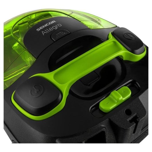 Aspirateur Sans Sac Sencor SVC 510GR-EUE2 0,89kW Avec Fil Noir Vert