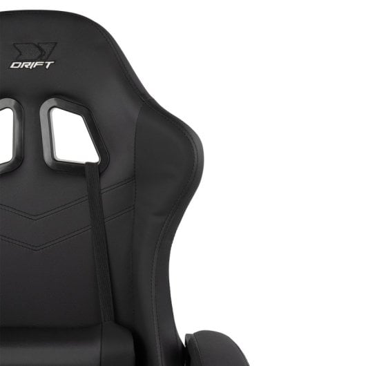 Silla Drift DR35 Diseño Exclusivo Gaming Negra respaldo reclinable cojines lumbar y cervical