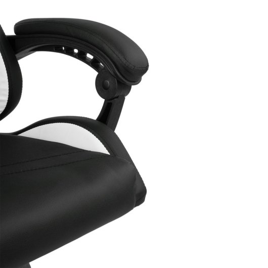 Silla Drift DR35 Diseño Exclusivo Gaming Negra/Blanca respaldo reclinable cojines lumbar y cervical