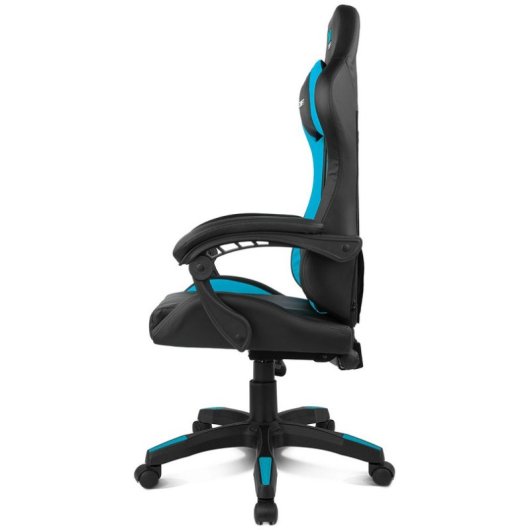 Silla Drift DR35 Diseño Exclusivo Gaming Negra/Azul respaldo reclinable cojines lumbar y cervical