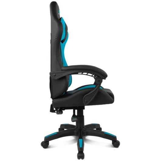 Silla Drift DR35 Diseño Exclusivo Gaming Negra/Azul respaldo reclinable cojines lumbar y cervical