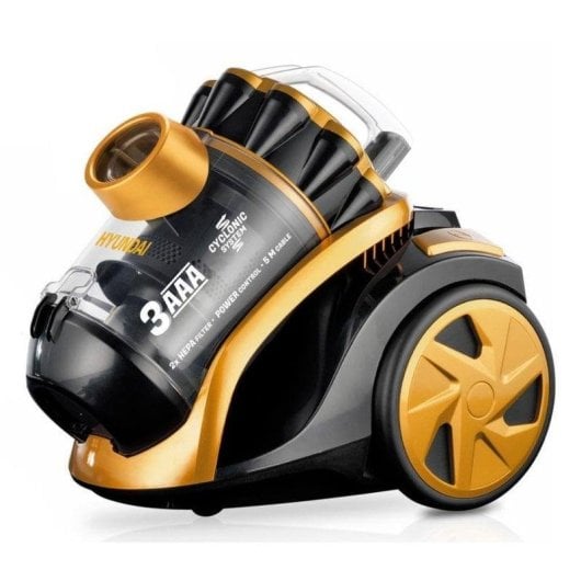 Aspirador sem Saco Hyundai VC014 800W HEPA 13 Capacidade 1,3L Controle Eletrónico