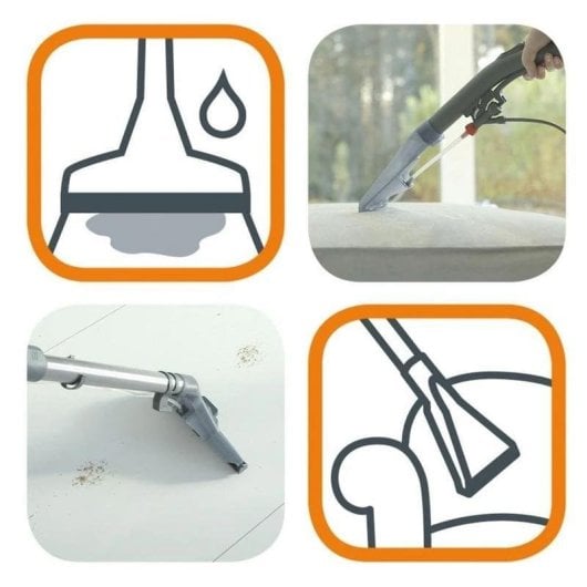 Aspirateur Poussière et Eau avec Sac Thomas Boxer 788119 1400W 20L Animaux Grandes Surfaces