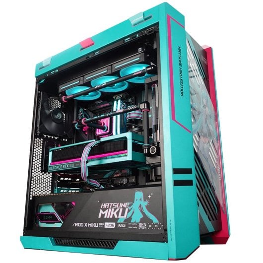 PCCom Custom Ryzen 7 9800X3D / 48 GB / 4 TB M.2 / RTX 5080 + Windows 11 Pro MIKU