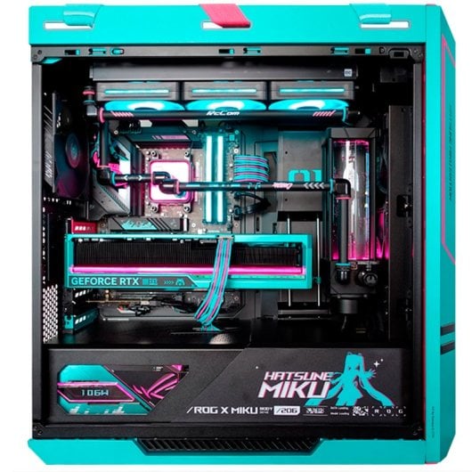 PCCom Custom Ryzen 7 9800X3D / 48 GB / 4 TB M.2 / RTX 5080 + Windows 11 Pro MIKU