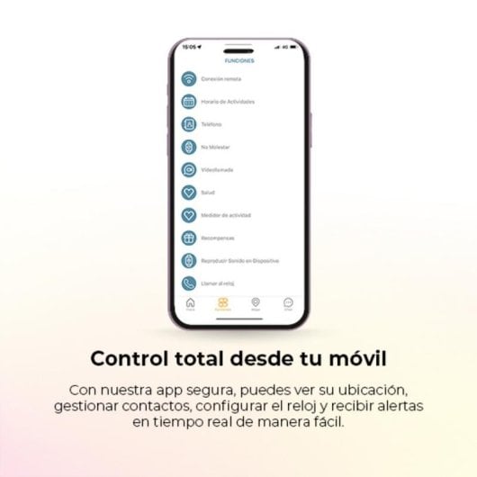 SaveFamily 8436628090055 Bluetooth 20mm AMOLED Silber Textilband S Integrierte Kamera
