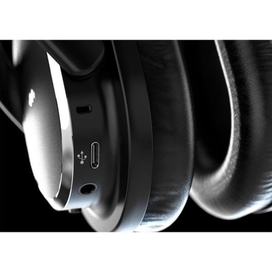 Auriculares Meliconi HP DIGITAL PLUS Inalámbricos e com cabo para TV com Cancelamento de Ruído, Preto