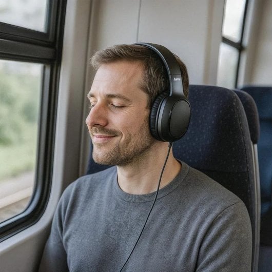 Auriculaires Hama Fun C filaires USB-C pour appels et musique avec microphone Noir