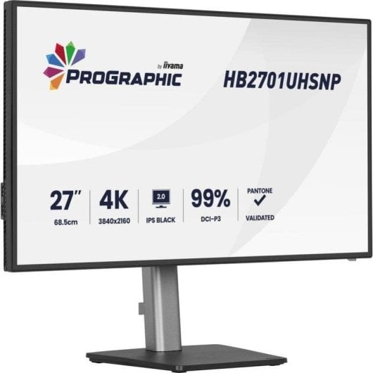 Monitor iiyama ProLite HB2701UHSNP-B1 27" UltraHD 4K 60Hz IPS Black HDR400 4ms