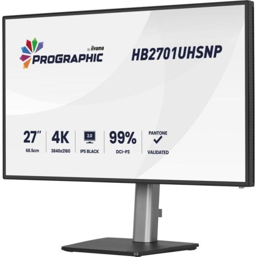 Monitor iiyama PROGRAPHIC HB2701UHSNP-B1 27" UltraHD 4K 60Hz IPS Black 4 ms HDR400