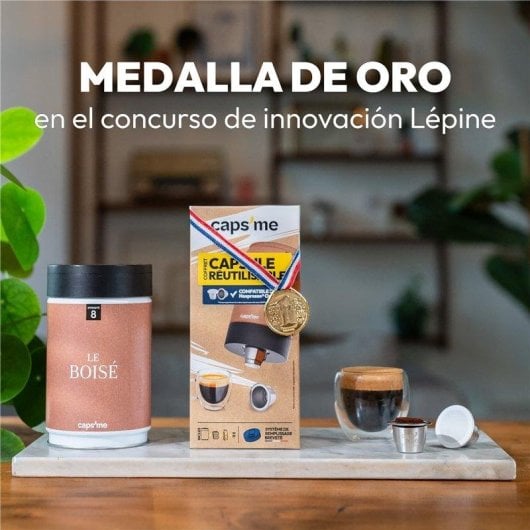 Cápsula Reutilizável NO NAME Compatível Nespresso Slide Pack + 2 Cápsulas + 48 Tampas