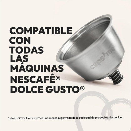 Cápsula de acero inoxidable NO NAME para Dolce Gusto con tapa reutilizable