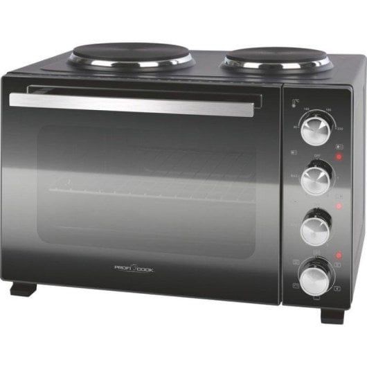 Forno elettrico ProfiCook PC-KK 1302 32 L Nero con doppia piastra e girarrosto