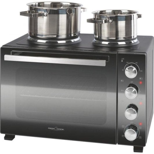 Forno elettrico ProfiCook PC-KK 1302 32 L Nero con doppia piastra e girarrosto