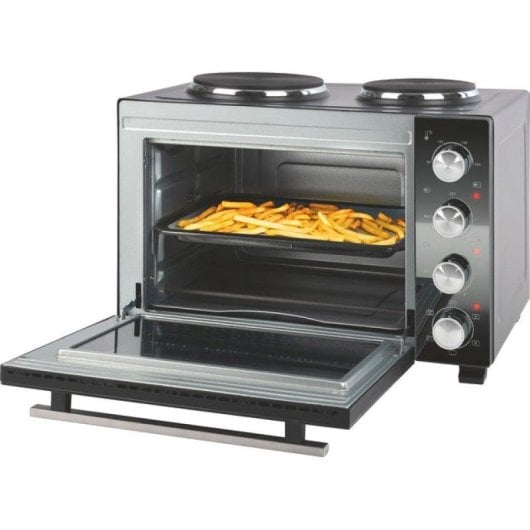 Forno elettrico ProfiCook PC-KK 1302 32 L Nero con doppia piastra e girarrosto